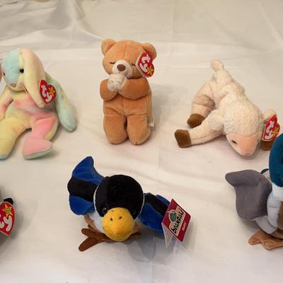 Beanie Babies - (7) 