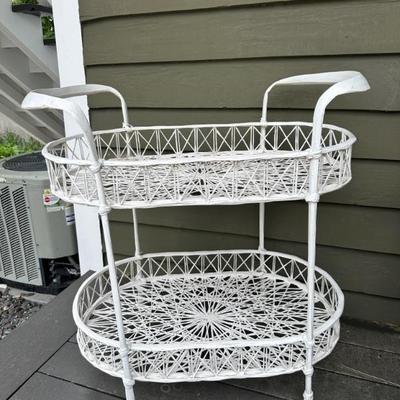 Sale Photo Thumbnail #19: RUSSELL WOODARD WEBSPUN BAR CART
Price:595
33”w
21”d
27”h