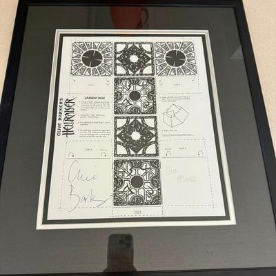 Framed template for Lament Box