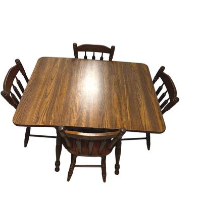 Drop Leaf Table w/ 4 Chairs
