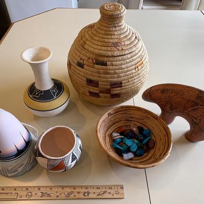 Lot Of Western Style Pottery And Other