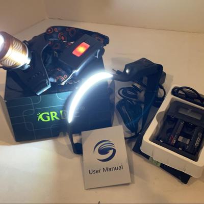 Pair Of Headlamps With Bonus Battery Charger 