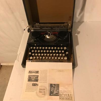 Vintage Royal Portable Typewriter
