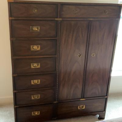 Large Heritage Dresser With Metal Hardware 