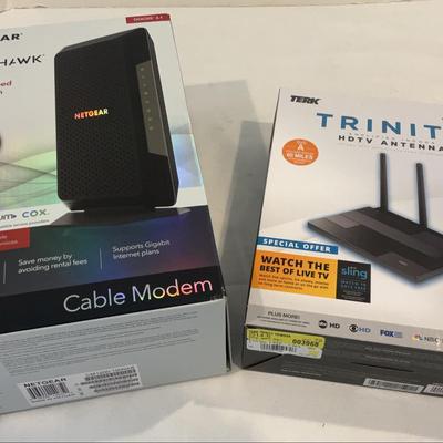 Modem And HDTV Antenna 