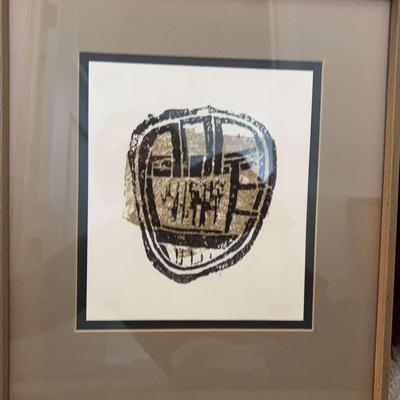Abstract Lithograph 