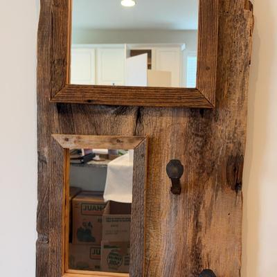 Hand Crafted Rustic Wood Wall Hanging