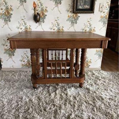 Vintage Ball & Stick Dining Table .jpg