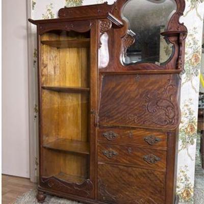 Vintage Side by Side Secretary Cabinet .jpg