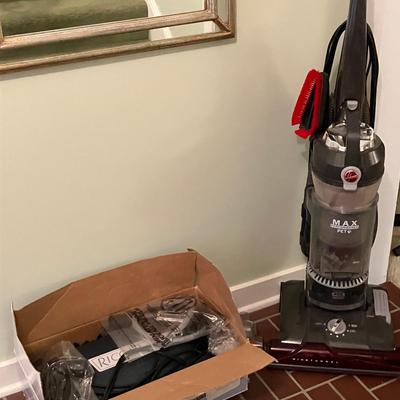 Hoover Max Performance Pet Upright Vacuum and Riccar Supra Quick Portable Canister Vacuum 