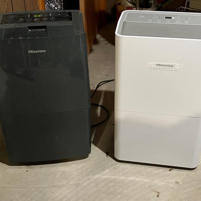 2 Hisense Dehumidifiers 
