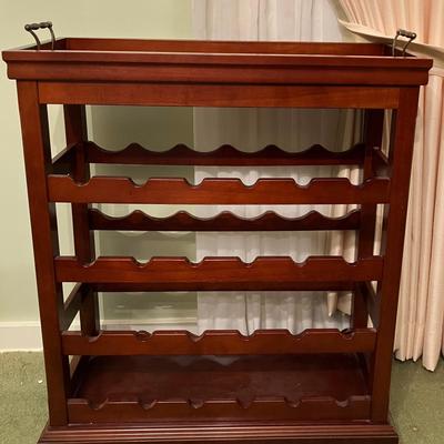 Wine Rack with Removable Tray 
