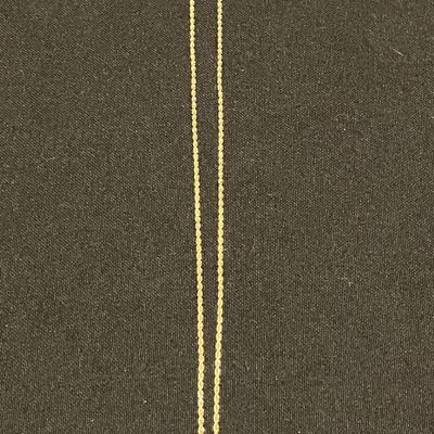 24" 14K Necklace with Blue Pendant