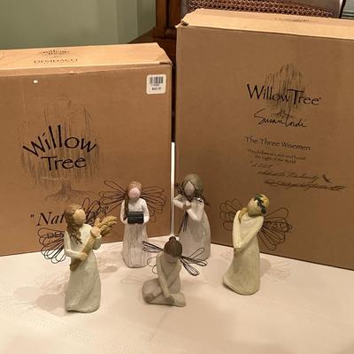 Willow Tree Nativity Set and Other Figurines