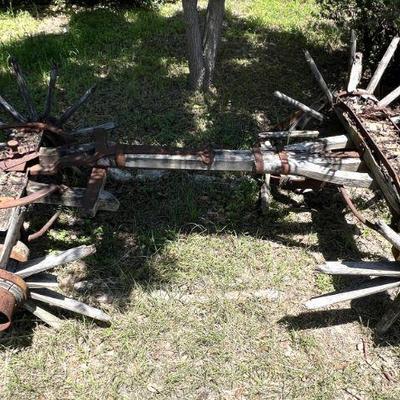 Antique Wood Wagon