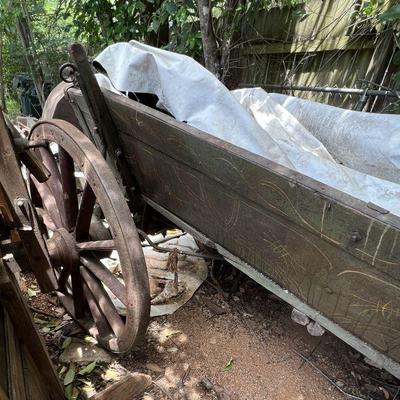 Antique Wood Wagon