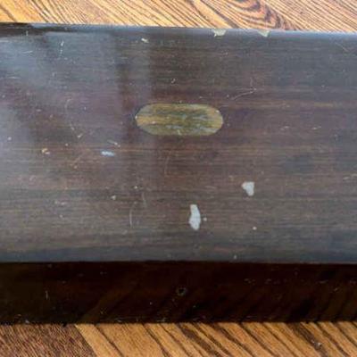 Vintage tin lined wood humidor