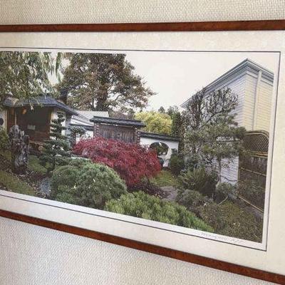 2011k wang signed artist proof titled steve's garden"