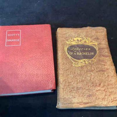 Antique books scott s ivanhoe, & reveries of a bachelor books