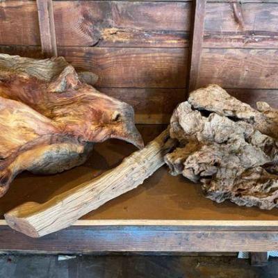 Burl wood other pieces