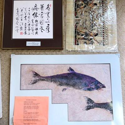 Jan miller fish print" and others
