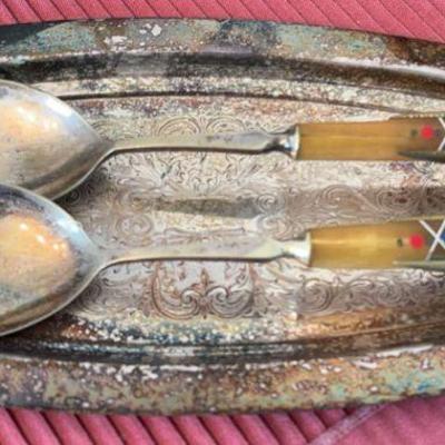 Said alfred haddad salad:serving set