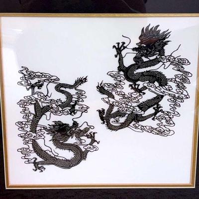 Chinese paper cut out by artist steve erickson
