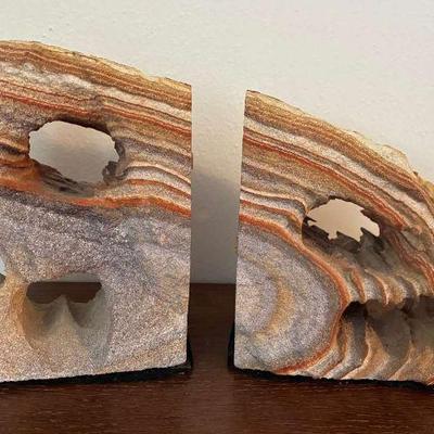 Rhyolite bookends