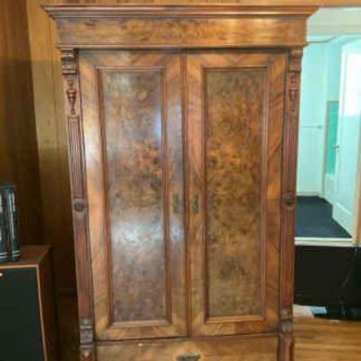 Antique art noveau wardrobe