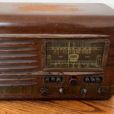 Packard bell wood tube radio