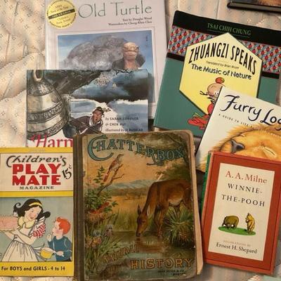 Antique chatterbox natural history book other children’s books