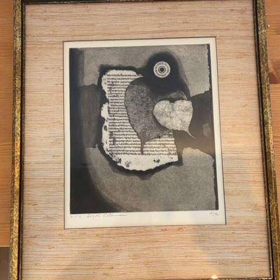 Aryeh rothman untitled" etching
