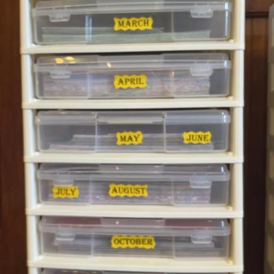 Scrapbook Paper Months #2 (2nd Floor)