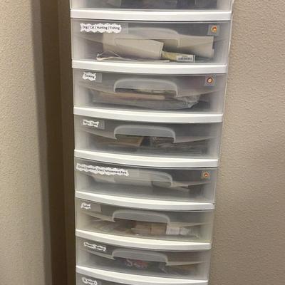 Scrapbooking Supplies with Bins 2nd Floor 