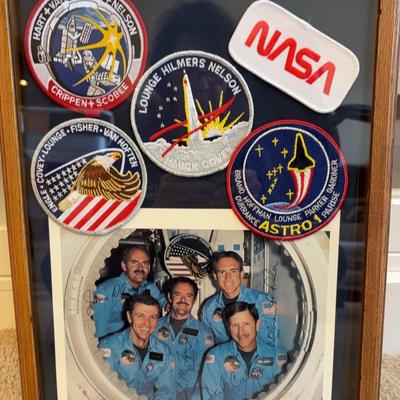 Signed Photograph Of Nasa Space Shuttle Crew