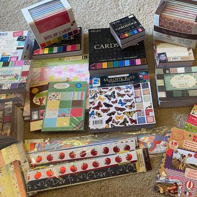 Scrapbook Paper Pads and More 2nd floor