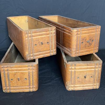 Antique 4-Sewing Machine Drawers 