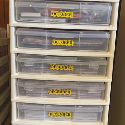 Themed Crafting Paper- Months #1 (2nd Floor)