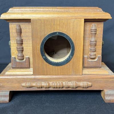 Vintage Mantle Clock Case 