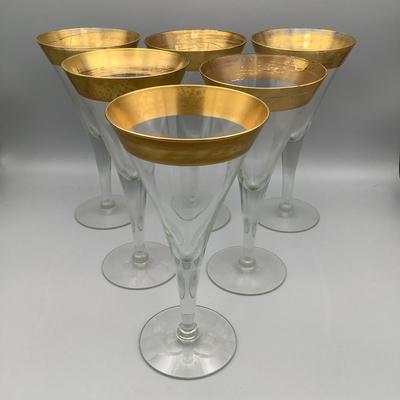 Vintage Dorthy Thorpe Style Glasses - Set Of Six