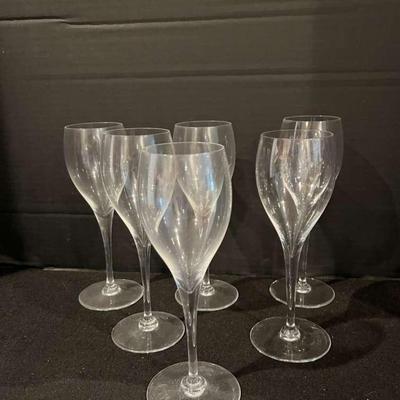 6 Baccarat St Remy Glasses French Crystal