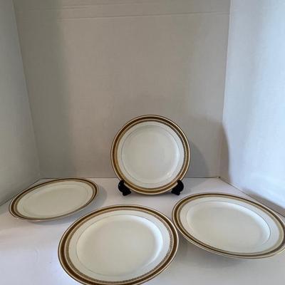 4 Limoges Luncheon Plates