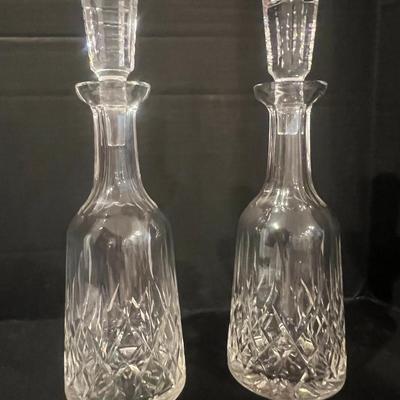 2 Waterford Crystal Decanters 