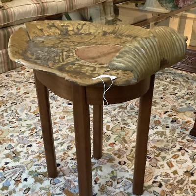 Large Pottery Fish Table