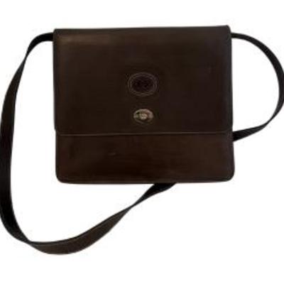 Dark Brown Gucci Messenger Bag Authenticated