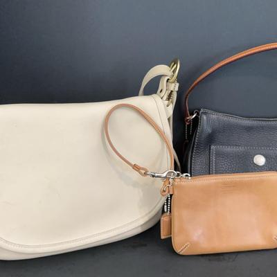 3 Coach Purses Various Sizes 