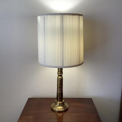 30” Vintage Brass Lamp