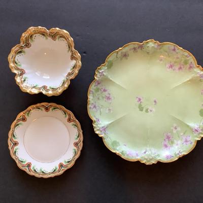 Limoges Fine China - 3 Pieces 