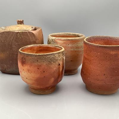 Bizen Style Ceramic Tea Set
