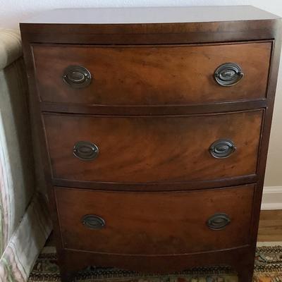  Sahon Furniture Hepplewhite Style Mahogany 3 Drawer Chest